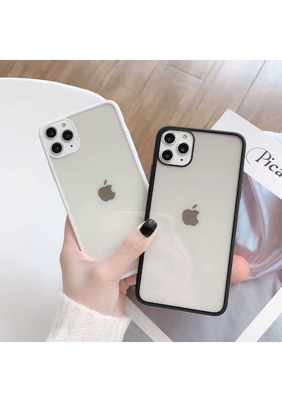 Goocamp Apple Uyumlu iPhone 12 Pro Max Endi Kılıf-beyaz Beyaz