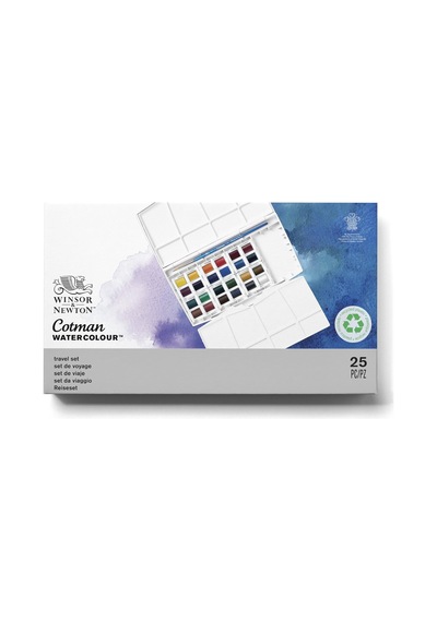 Tr &newton Cotman Sulu Boya, Plus Boyama Seti 24xyarım Tablet Genel