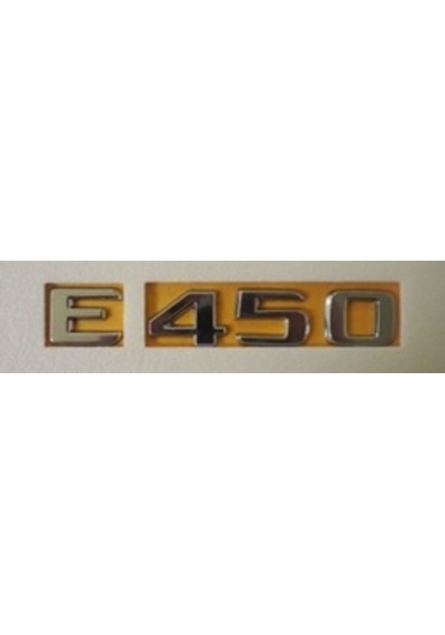 Mercedes Uyumlu Yazı E 450 Krom