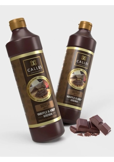 Waffle & Krep & Pankek Sos Sütlü Çikolatalı 1000gr X 2 Adet