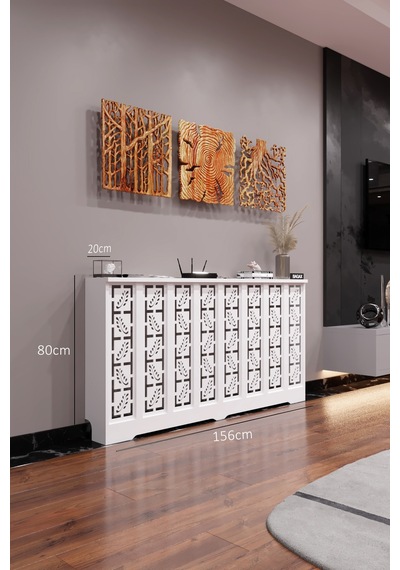 Petek Kaplama Modern Radyatör Kapatma Ünitesi Ön Panel Mdf Tasarım İç Ölçü 156 Cm Dış Ölçü 160 Cm Petek 156 Beyaz D10 Petek Kaplama Modern Radyatör Kapatma Ünitesi Ön Panel Mdf Tasarım İç Ölçü 156 Cm Dış Ölçü 160 Cm Petek 156 Beyaz D10