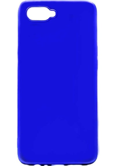 Noktaks - Oppo Rx17 Neo Uyumlu - Kılıf Mat Soft Esnek Premier Silikon Kapak - T7170 - Saks Mavi Saks Mavi