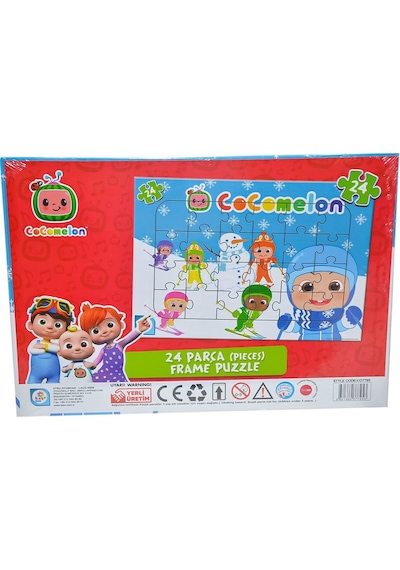 Utku Oyuncak Co7795 Cocomelon 24 Frame Puzzle Kar Keyfi