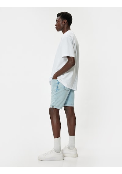 Koton Oversize Kot Şort Bermuda Cep Detaylı Pamuklu Açık İndigo 4sam40093nd Açık İndigo Koton Oversize Kot Şort Bermuda Cep Detaylı Pamuklu Açık İndigo 4sam40093nd Açık İndigo