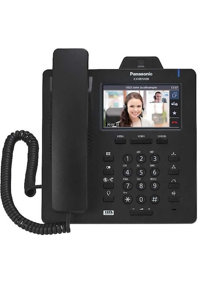Panasonic KX-HDV-430 Kablolu IP SIP Telefon Siyah