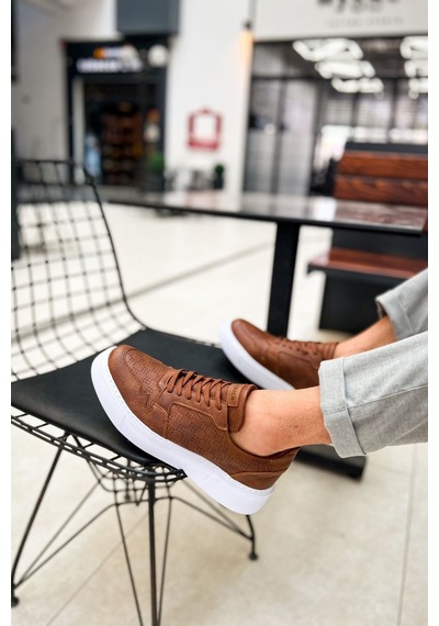 Ay Mood Mn153 - Cbt Oxford Erkek Ayakkabı Taba