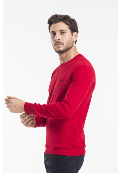 Erkek Bisiklet Yaka Slim Fit Sweatshirt Spr2019k18 001