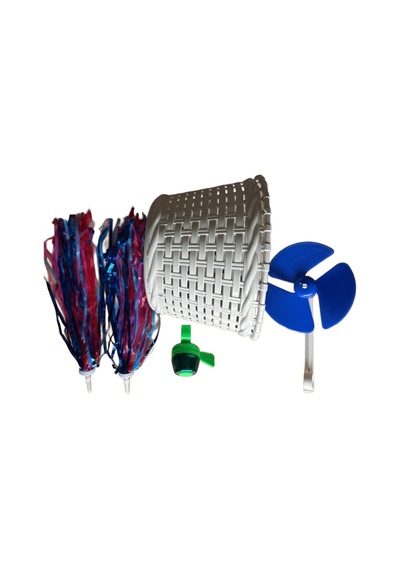 Bisiklet Çocuk Aksesuar Dekoratif Süsleme Set 5 Li Zil Sepet Rüzgar Gülü Renkli Püskül Çok Renkli - 876776769 Çok Renkli Bisiklet Çocuk Aksesuar Dekoratif Süsleme Set 5 Li Zil Sepet Rüzgar Gülü Renkli Püskül Çok Renkli - 876776769 Çok Renkli