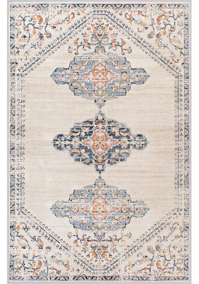 Rovigo Home Dijital Baskı Yıkanabilir Kaymaz Taban Salon Halısı  RVG1717 Çok Renkli