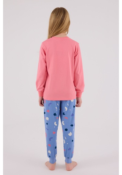 Rolypoly Kız Çocuk Pembe Pijama Takımı Rp3696-c-v2 Pembe