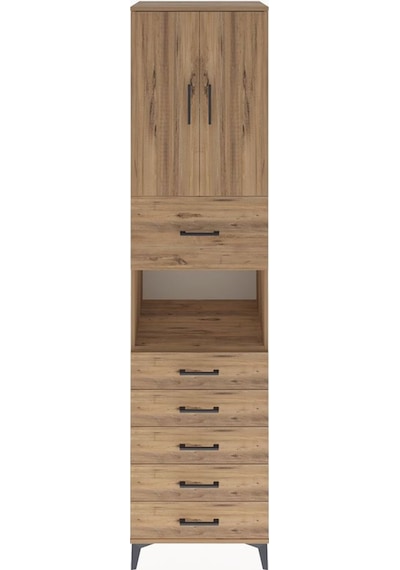 Hyperion Dolap 3 Raflı 6 Çekmeceli 2 Kapaklı 60x44x243 Çam-çam Atlas Çam Hyperion Dolap 3 Raflı 6 Çekmeceli 2 Kapaklı 60x44x243 Çam-çam Atlas Çam