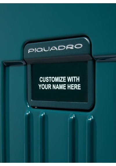 Piquadro Yeşil Çekçekli Sert Valiz Bv4425pop/ve Kabin