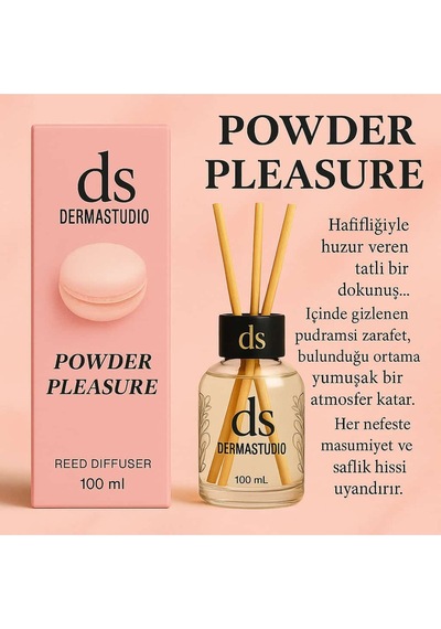 Powder Pleasure Bambu Oda Kokusu 100 Ml Pudra Kokulu Kalıcı Difüzör Karışık
