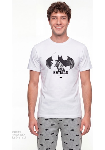 Penti Erkek Renkli Lic-Batman Pijama Takımı
