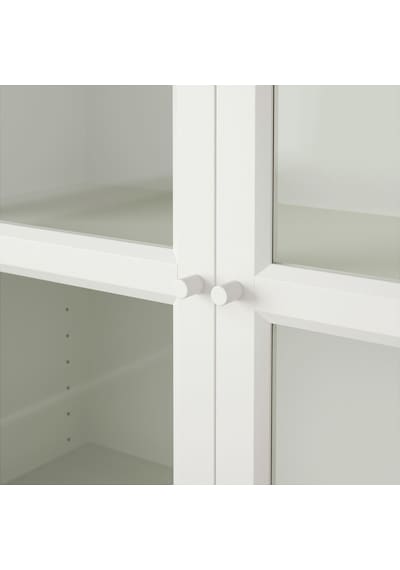 Cam Kapaklı Kitaplık, Beyaz, 80x30x237 Cm Beyaz Cam Kapaklı Kitaplık, Beyaz, 80x30x237 Cm Beyaz