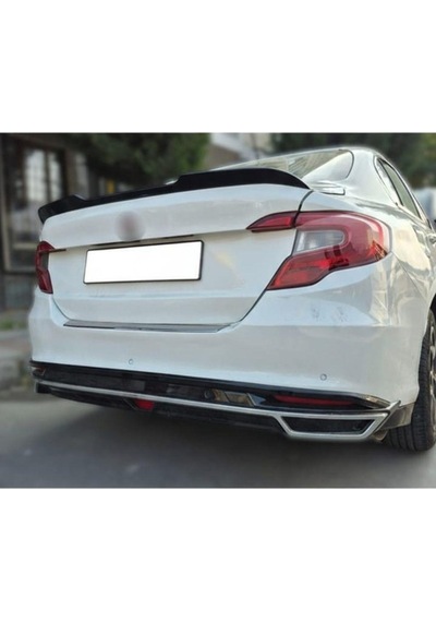 Fiat Egea Sedan Bagaj Üstü Yarasa Spoiler Piano Black İthal