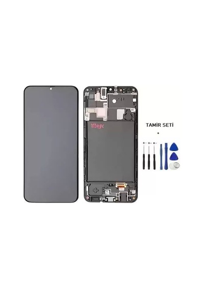 Wan Dey - Samsung Galaxy M10s - Sm-m107 Uyumlu Lcd Ekran Dokunmatik Servıce Pack Lcd Full Çıtalı + Tamir Kiti