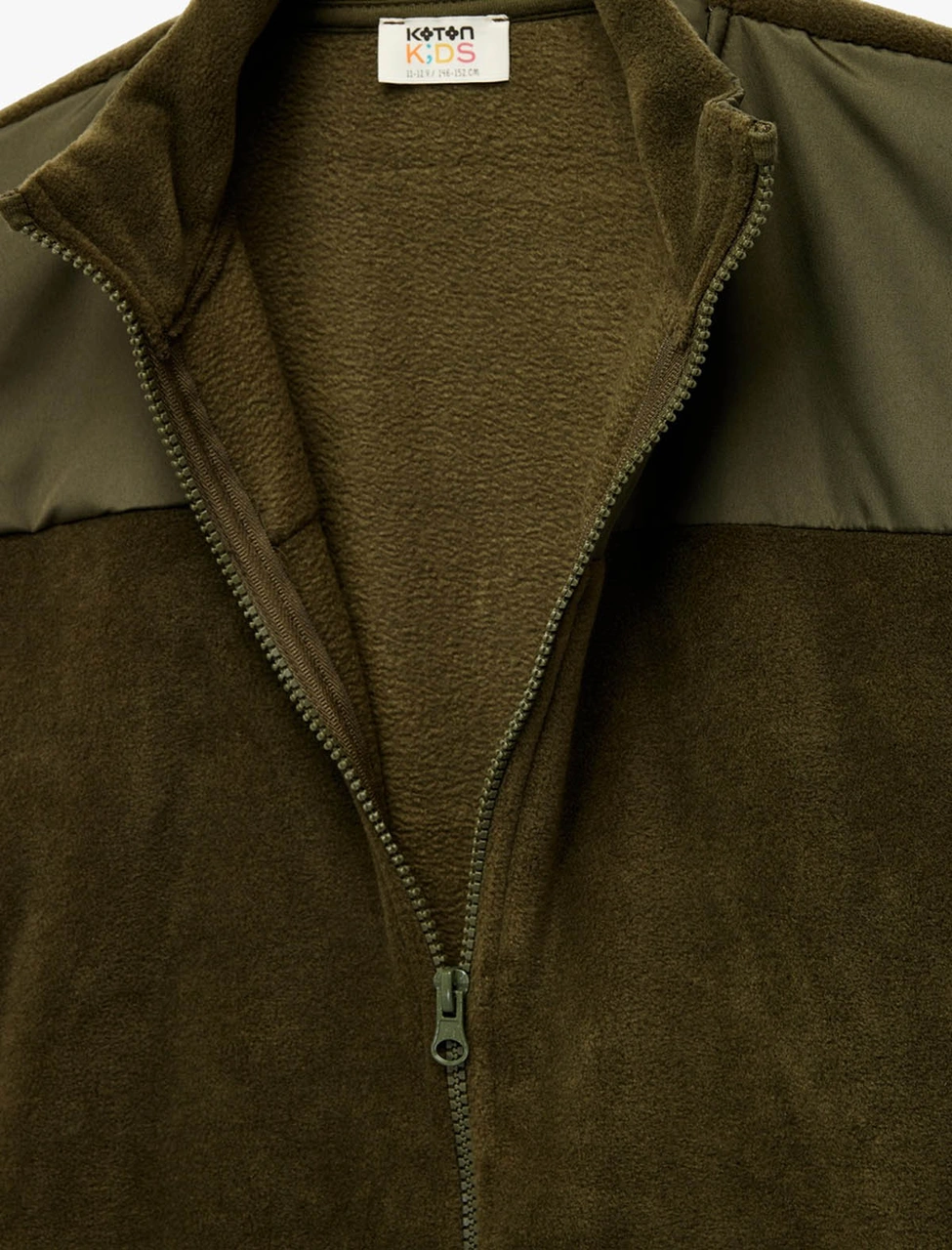 Koton Haki Erkek Çocuk Sweatshirt 6wkb10128tk Haki