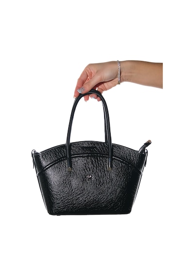 Luvishoes 1375 Siyah Grain Kadın Kol Çantası