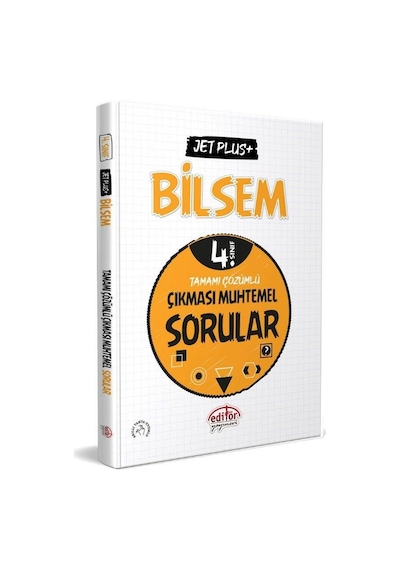 4. Sınıf Bilsem Jet Plus Tamamı Çözümlü Çıkması Muhtemel Sorular Editör Yayınları