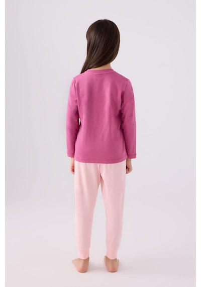 U.s. Polo Assn. 1966 Authentic Brand Kız Çocuk Leylak Uzun Kol Pijama Takım Leylak