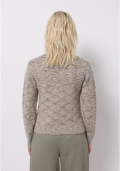 Colin's Colins Slim Fit Dik Yaka Düz Kadın Bej Kazak Cl1076811 Q1.v1 Beı Bej