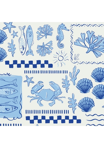 Dock And Bay Katlanabilir Çanta Design Wavy Baby Çok Renkli