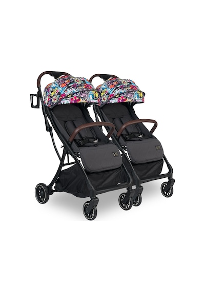 Lorelli Minori Ayrılıp Birleşebilen Kabin İkiz Bebek Arabası - Magic Flowers