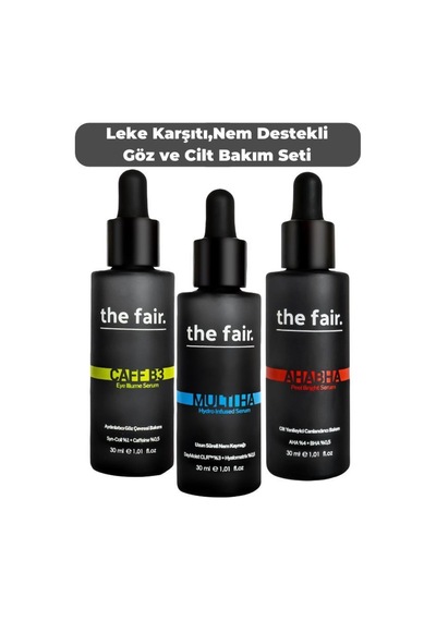 The Fair Caff-b3 Göz Çevresiserumu Aha Bha Yenileyici Kırmızı Serum Hiyalüronik Asit Cilt Serumu