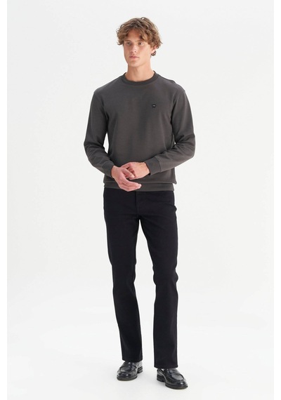 Wrangler Small Logo Antrasit Erkek Sweatshirt W252025533w Antrasit