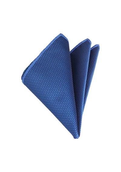 Brianze Gece Mavisi (Indigo) Mendilli Kravat SMDK-20 Mavi