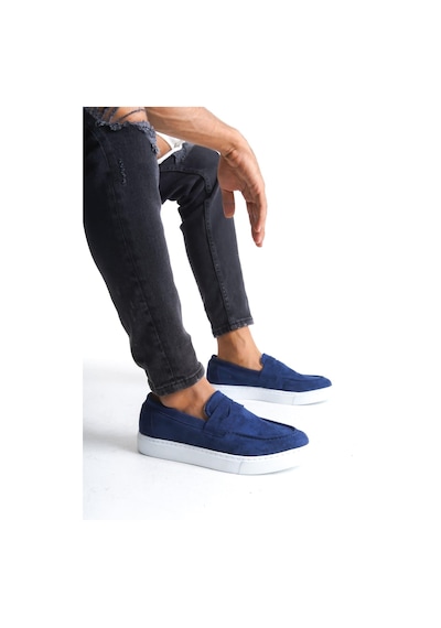 Ay Mood Slw180 Estilo X Bağcıksız Süet Erkek Günlük Spor Klasik Ayakkabı Sbt - Lacivert Ay Mood Slw180 Estilo X Bağcıksız Süet Erkek Günlük Spor Klasik Ayakkabı Sbt - Lacivert