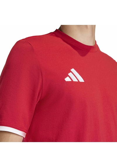Tepore/whıte Adidas Erkek Futbol T-shirt Ent26 Tee Jz6676 KIrmızı