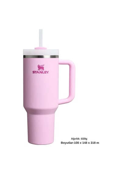 Stanley Quencher H2.o Flowstate Tumbler Pipetli Termos 1.18l Pipetli Matara Pembe