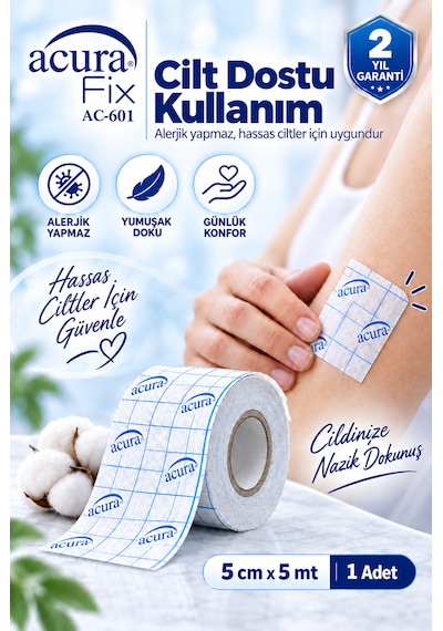 Ac-606 15cm X 10m Medikal Esnek Flaster