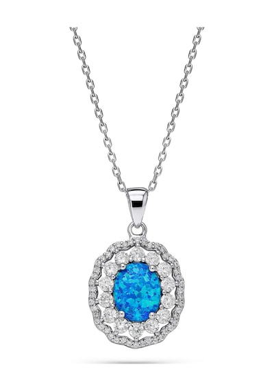 Servi 925 Ayar Gümüş Fiore Opal Kolye-77