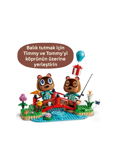 LEGO® Animal Crossing™ Timmy ve Tommy’nin Eğlenceli Günü 77059 - 10+ Yaş için Aksesuarlar İçeren Oyuncak Yapım Seti (513 Parça)