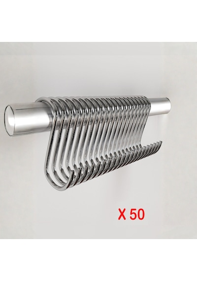 8 Cm, Mutfak Kanca, S Kanca, Tel Pano Kanca, Metal Kanca, Makrome Kanca 50'li Krom