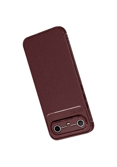Uryport Tecno Spark Slim 5g Auto Focus Karbon Kapak - Bordo