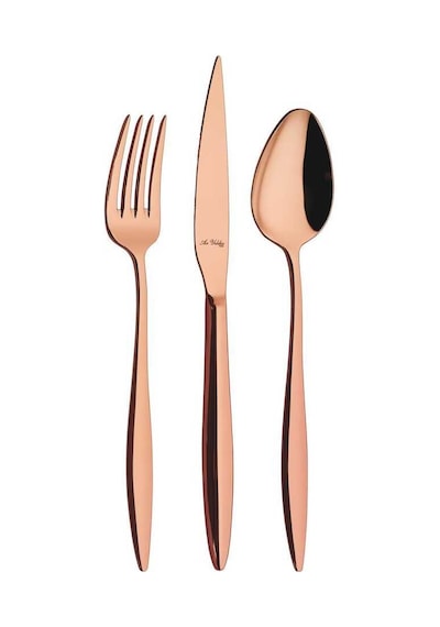 Aryıldız Elegant Bronz S PVD 24 Parça Çatal Kaşık Bıçak Takımı Bronz