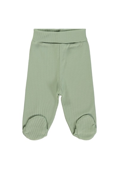 Minidamla Baby Minidamla Patikli Basic 2'li Set 3-9 Ay Tek Alt Bebe - Yeşil