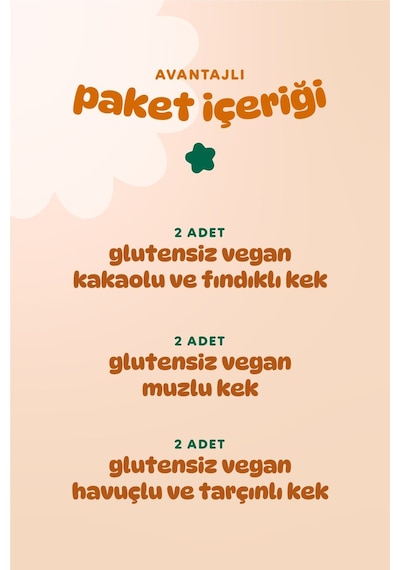 Humm Organic Organik Glutensiz Vegan Kek Atıştırmalık 6 x 30 G