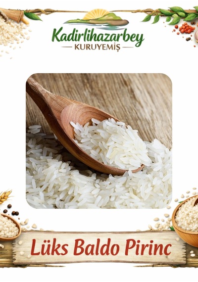 Kadirlihazarbey Lüks Baldo Pirinç 500 Gr