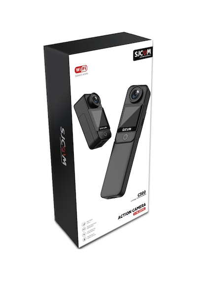 SJCAM C300 4K UHD 2160P Çift Ekranlı Ultra Batarya 2800mAh + 1000mAh WiFi 20MP 154° Aksiyon Kamerası Siyah SJCAM C300 4K UHD 2160P Çift Ekranlı Ultra Batarya 2800mAh + 1000mAh WiFi 20MP 154° Aksiyon Kamerası Siyah