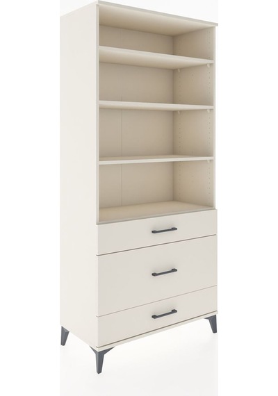 Hyperion Dolap 4 Raflı 3 Çekmeceli 88x44x195 Aytaşı-aytaşı Aytaşı