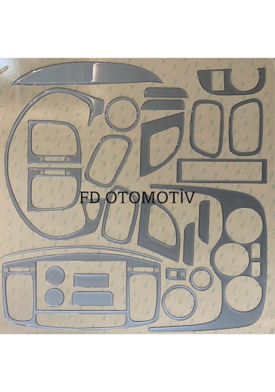 Hyundai Accent Era Full Set Torpido, Konsol, Trim, Göğüs Kaplama Seti Gümüş Gri Renk