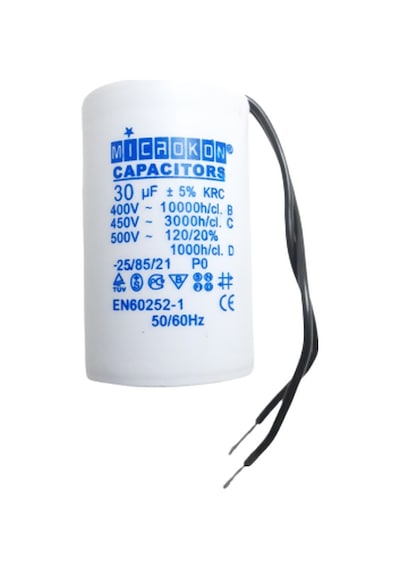 216 - 259 Mf İlk Hareket Kondansatör Kapasitör 250V