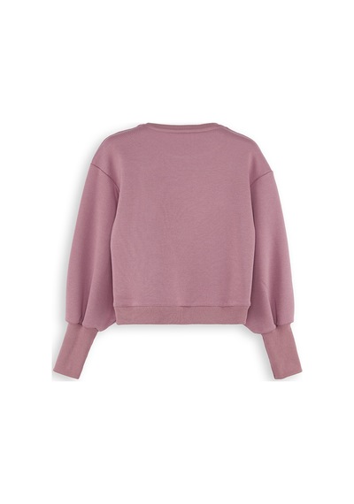 Denokids Unicorn Kız Çocuk Gül Kurusu Swetshirt Çok Renkli
