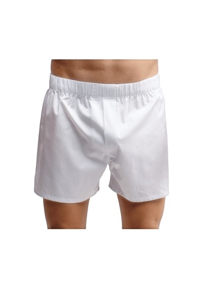 The Don Beyaz Çizgili Exclusive Yırtmaçlı Erkek Boxer