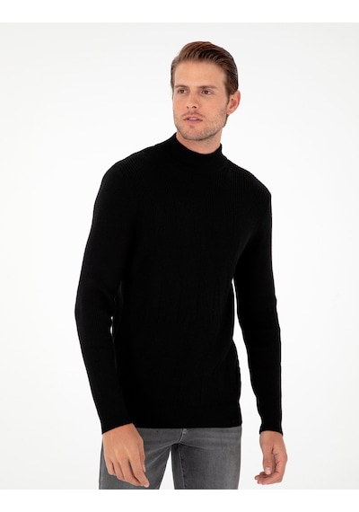 Pierre Cardin Erkek Siyah Kazak /triko 50296462-vr046 Siyah